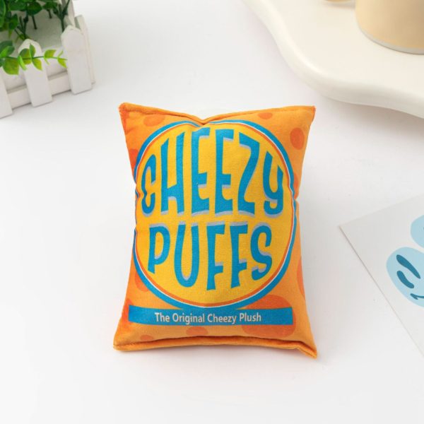 Dog Crinkle Paper Squeaky Potato Chips Toys