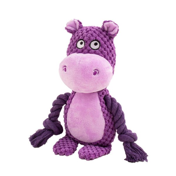 Pet Squeaky Plush Toy Zoo Animal