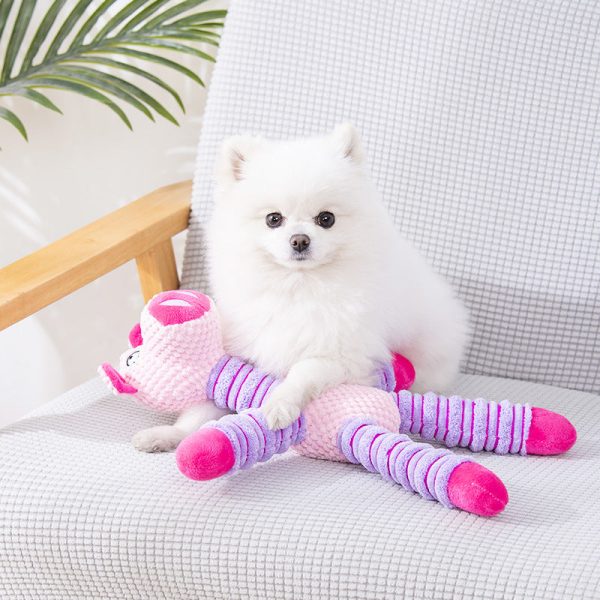 Dog Toys Corduroy Elephant Bear Pig Squeaky Toys