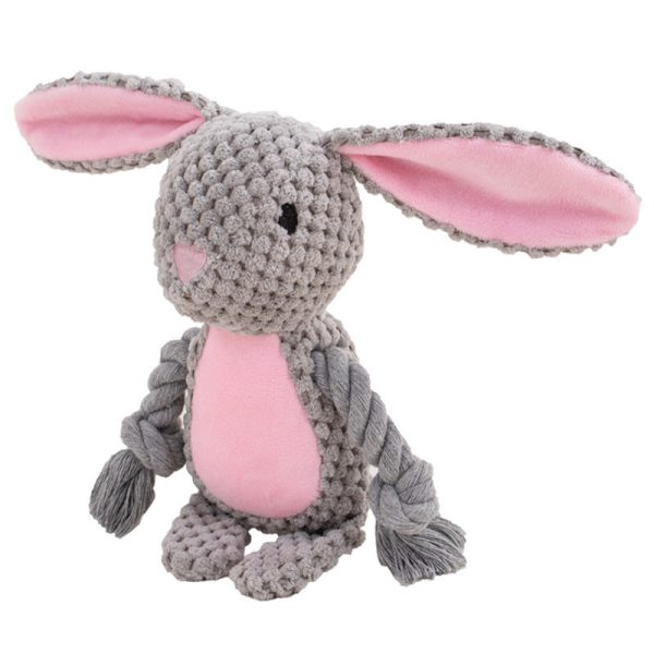 Pet Squeaky Plush Toy Zoo Animal