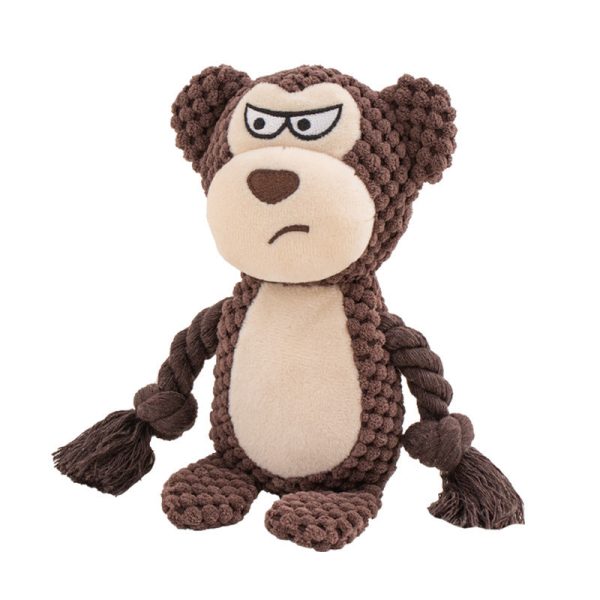 Pet Squeaky Plush Toy Zoo Animal