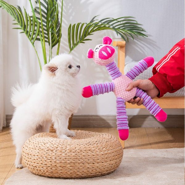 Dog Toys Corduroy Elephant Bear Pig Squeaky Toys